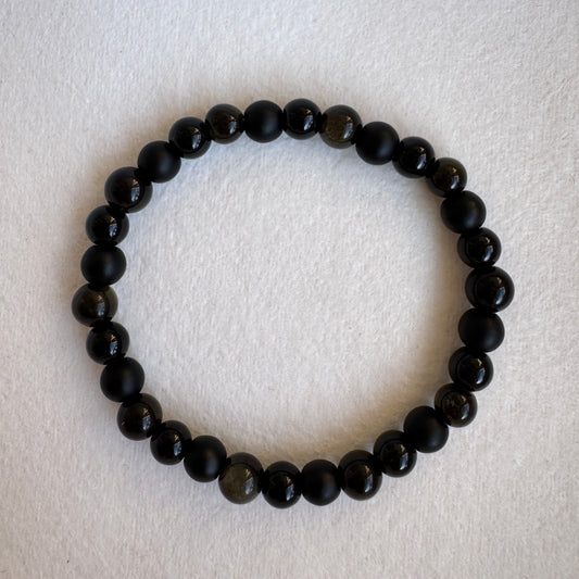 6mm Black Tourmaline Bracelet