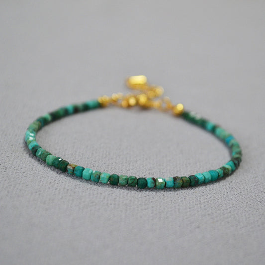 Minimalist Tourmaline Beads Bracelet