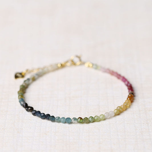 Tourmaline Beaded Bracelet