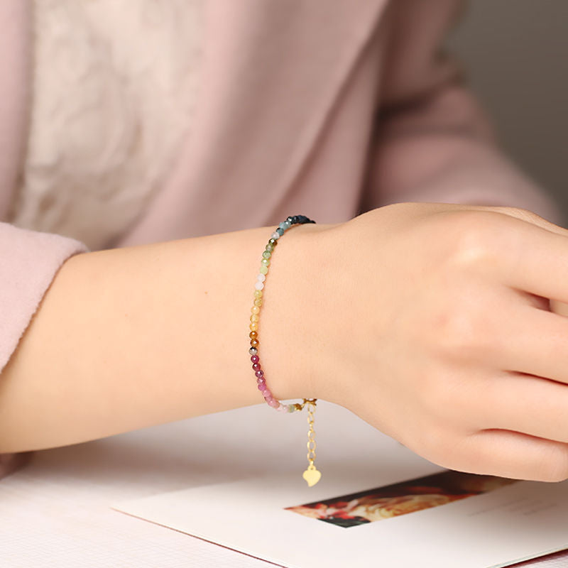 Tourmaline Beaded Bracelet