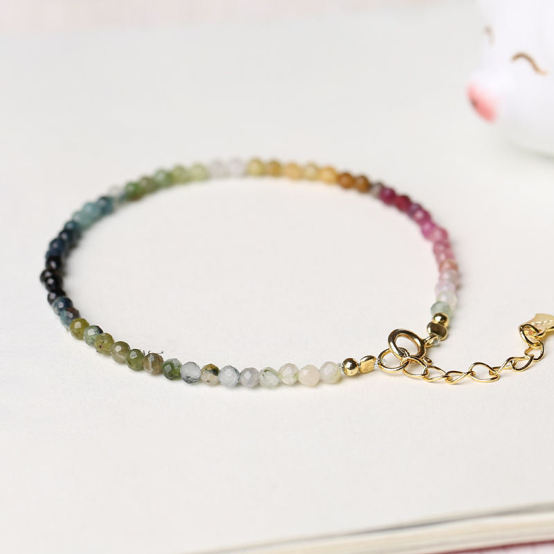 Tourmaline Beaded Bracelet