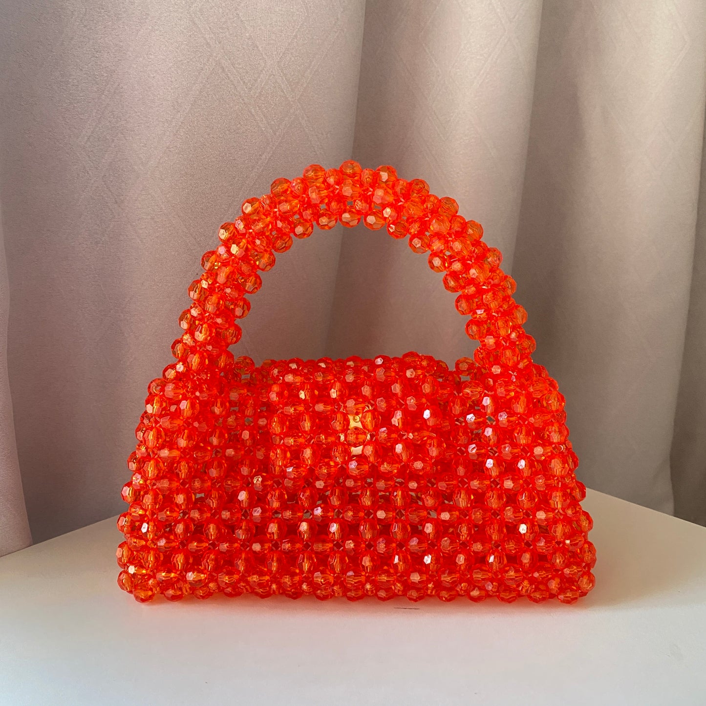 Handmade Bead Bag Long Chain