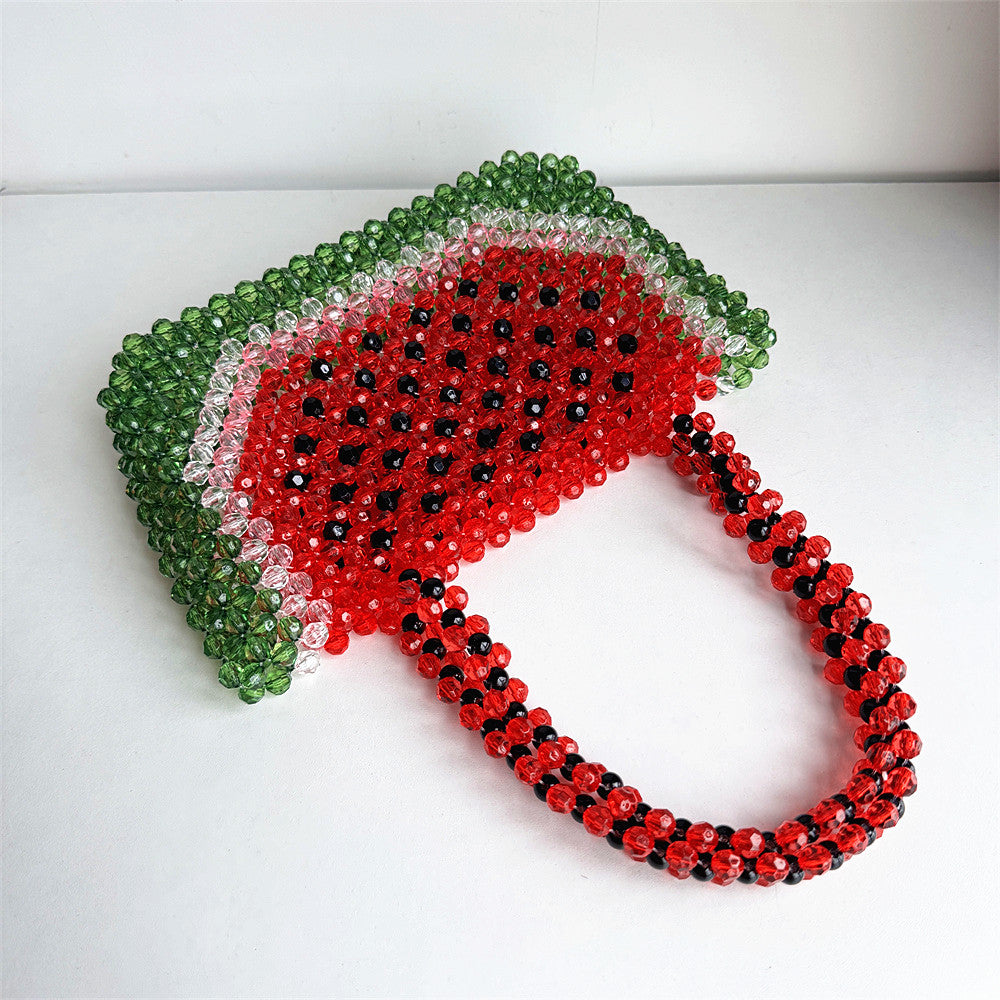 Watermelon Beaded Bag