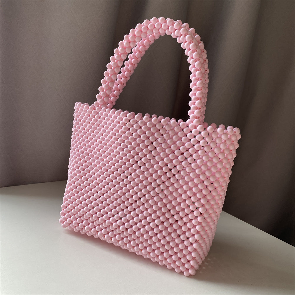 Handmade Small Bucket Pink Purse