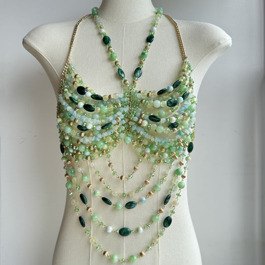 Gemstone Beaded Bra