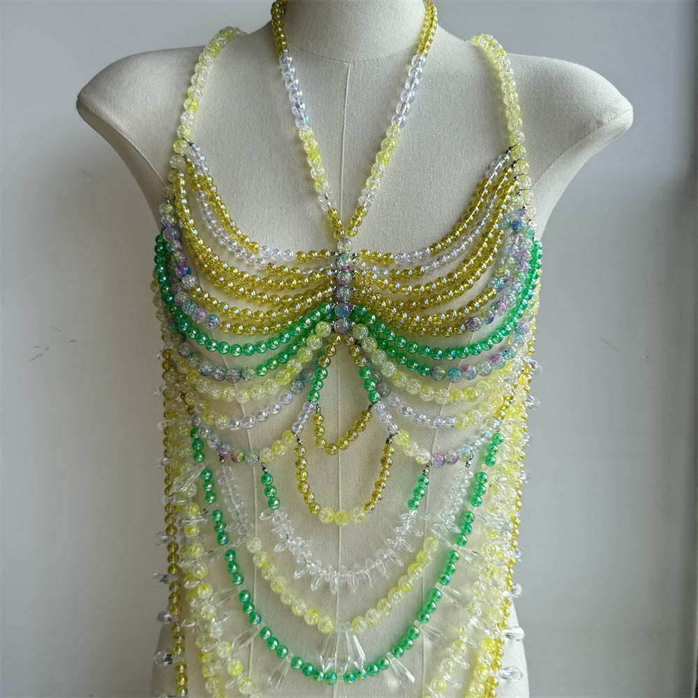 Beaded Body Chain