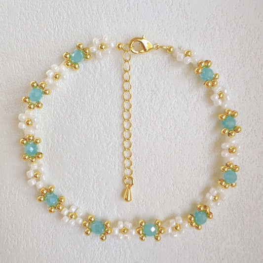 Daisy Bracelet Lake Blue