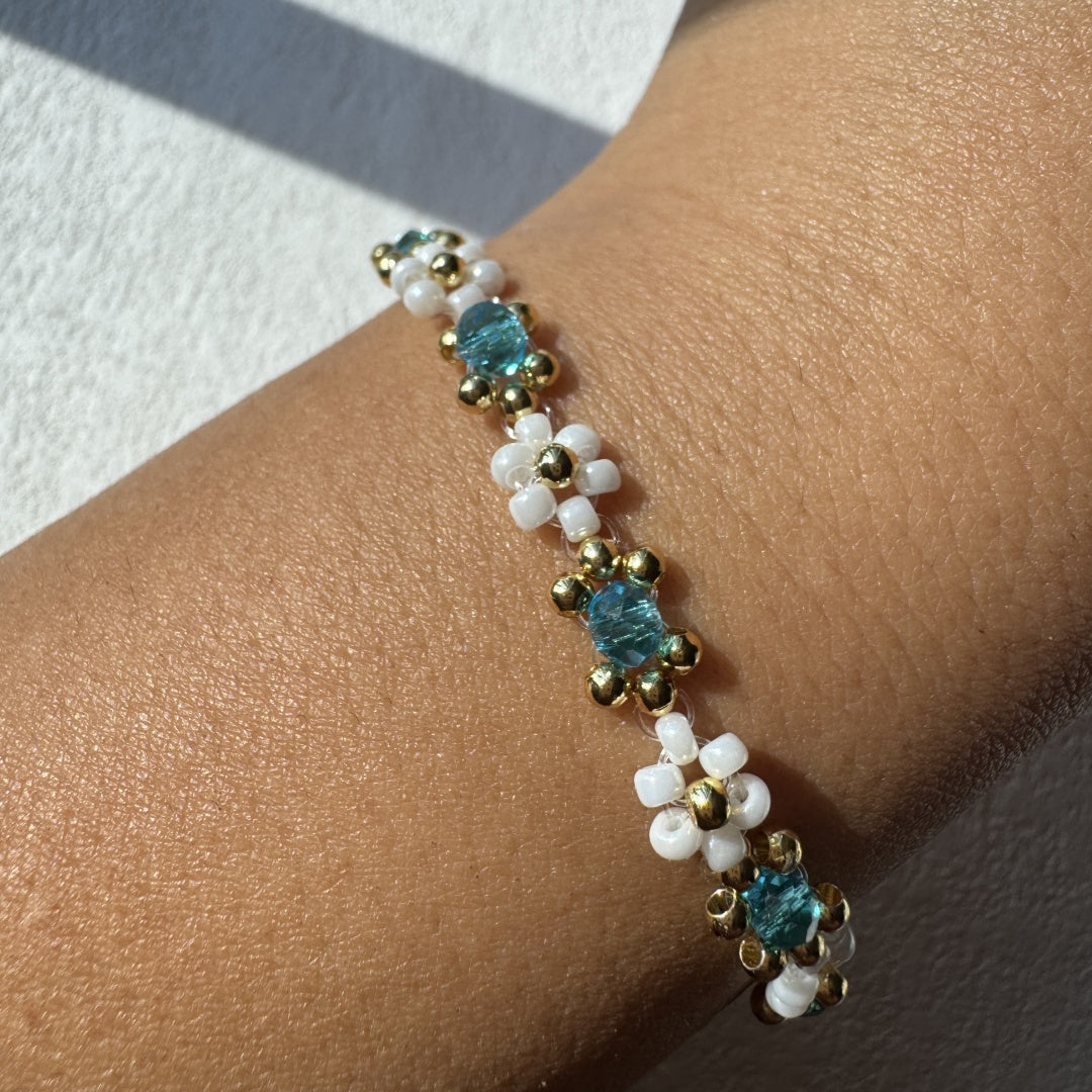 Daisy Bracelet Navy