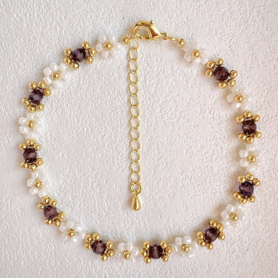 Daisy Bracelet Purple