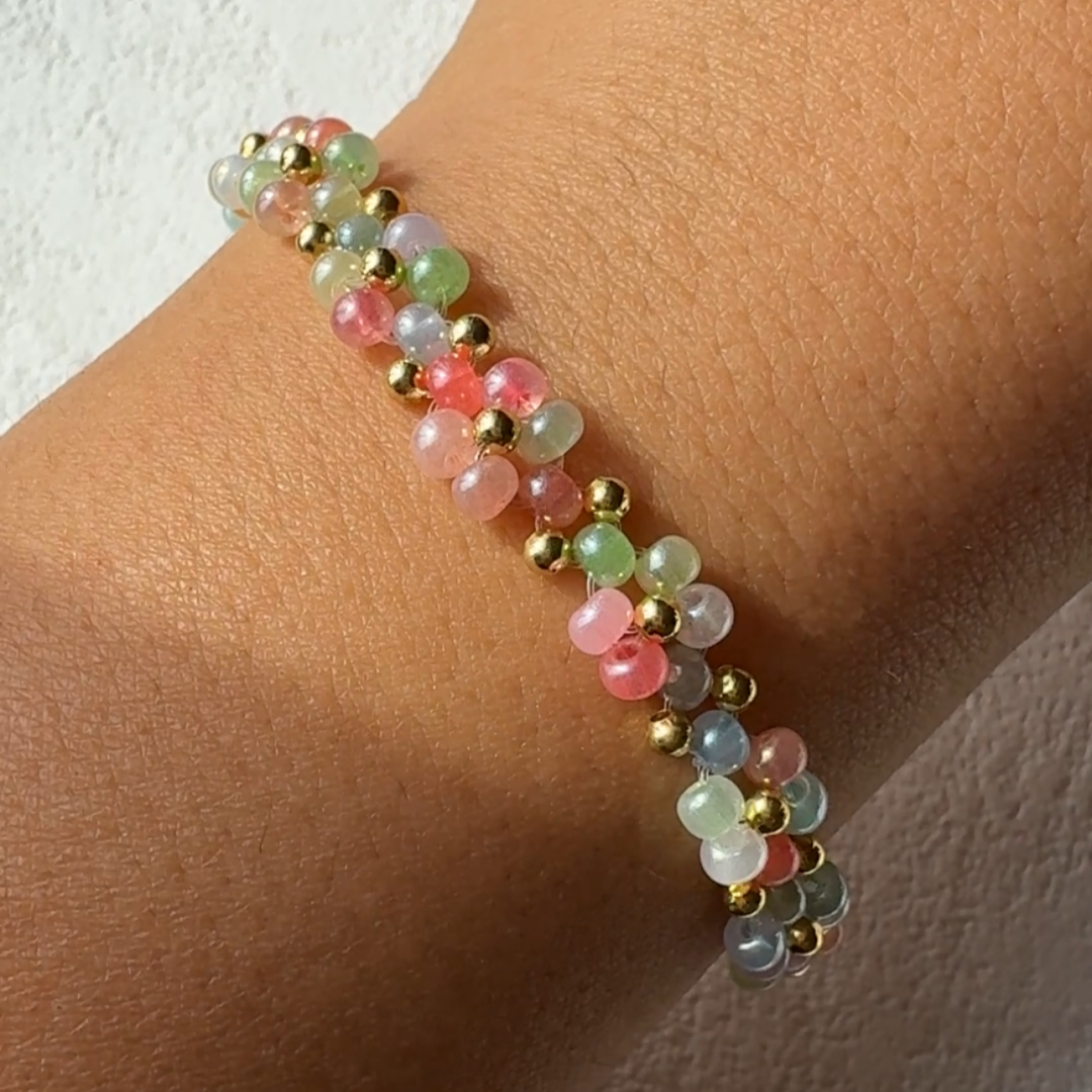 Beaded Bracelet Rainbow