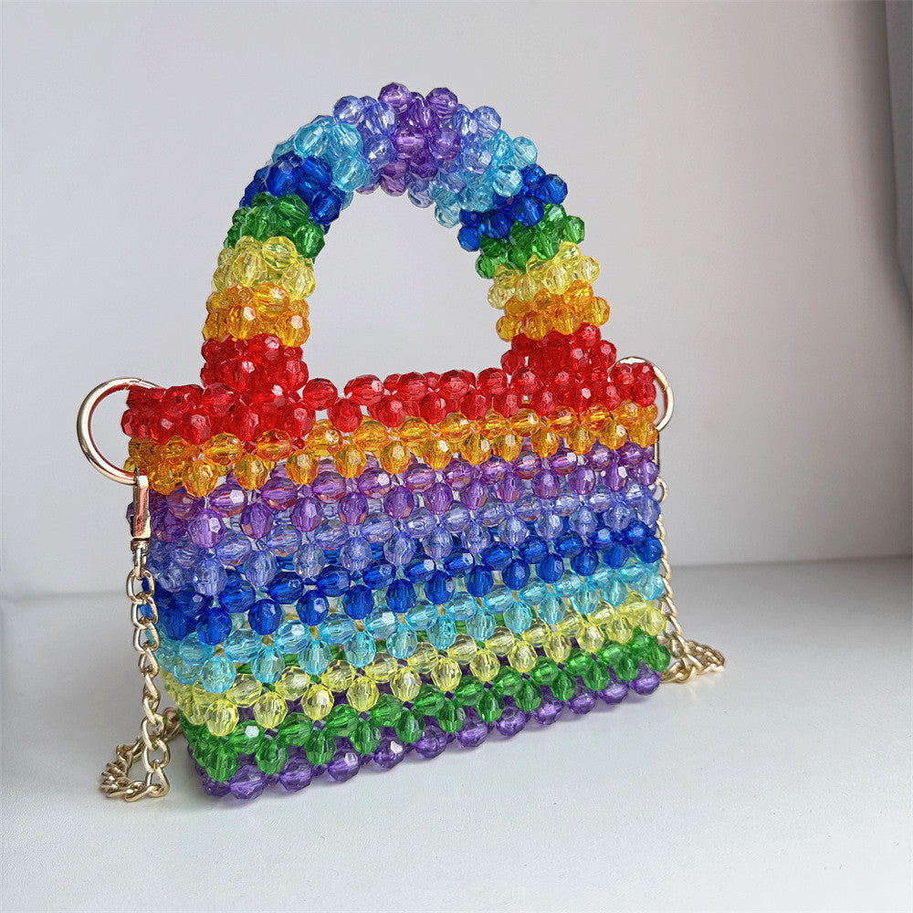 Rainbow Bead Bag