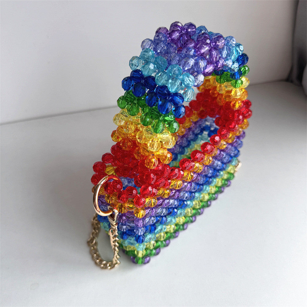 Rainbow Bead Bag