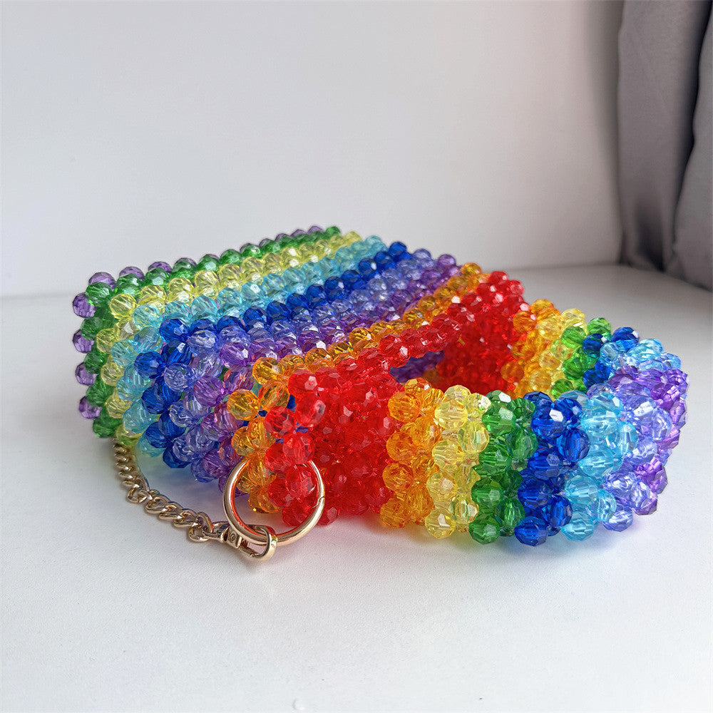 Rainbow Bead Bag