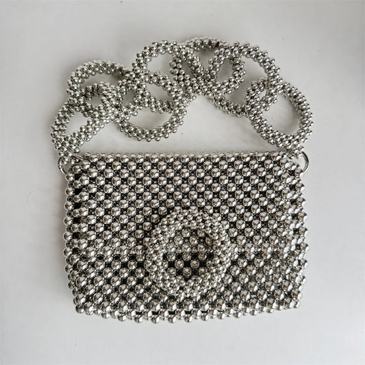 Silver Camera Bag