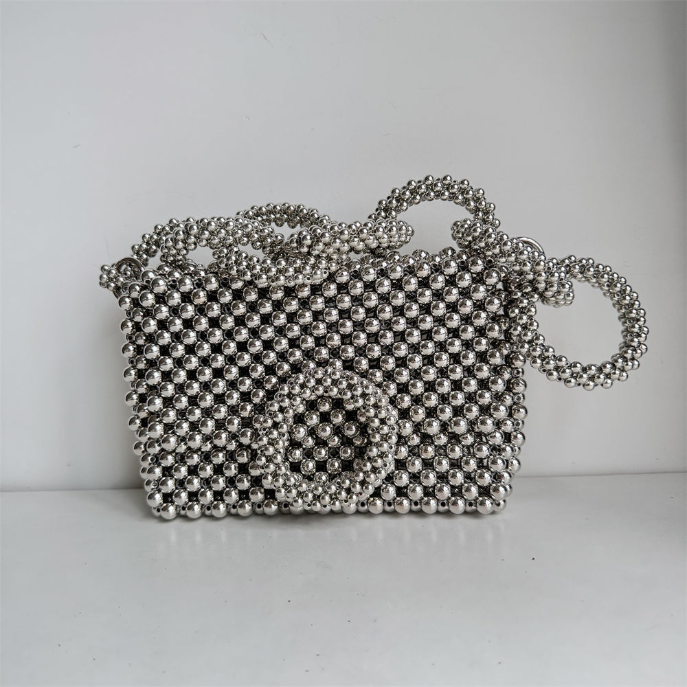 Silver Camera Bag