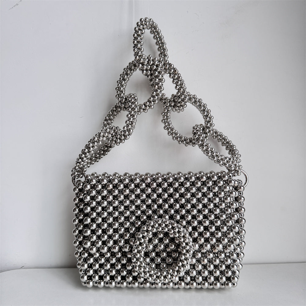 Silver Camera Bag